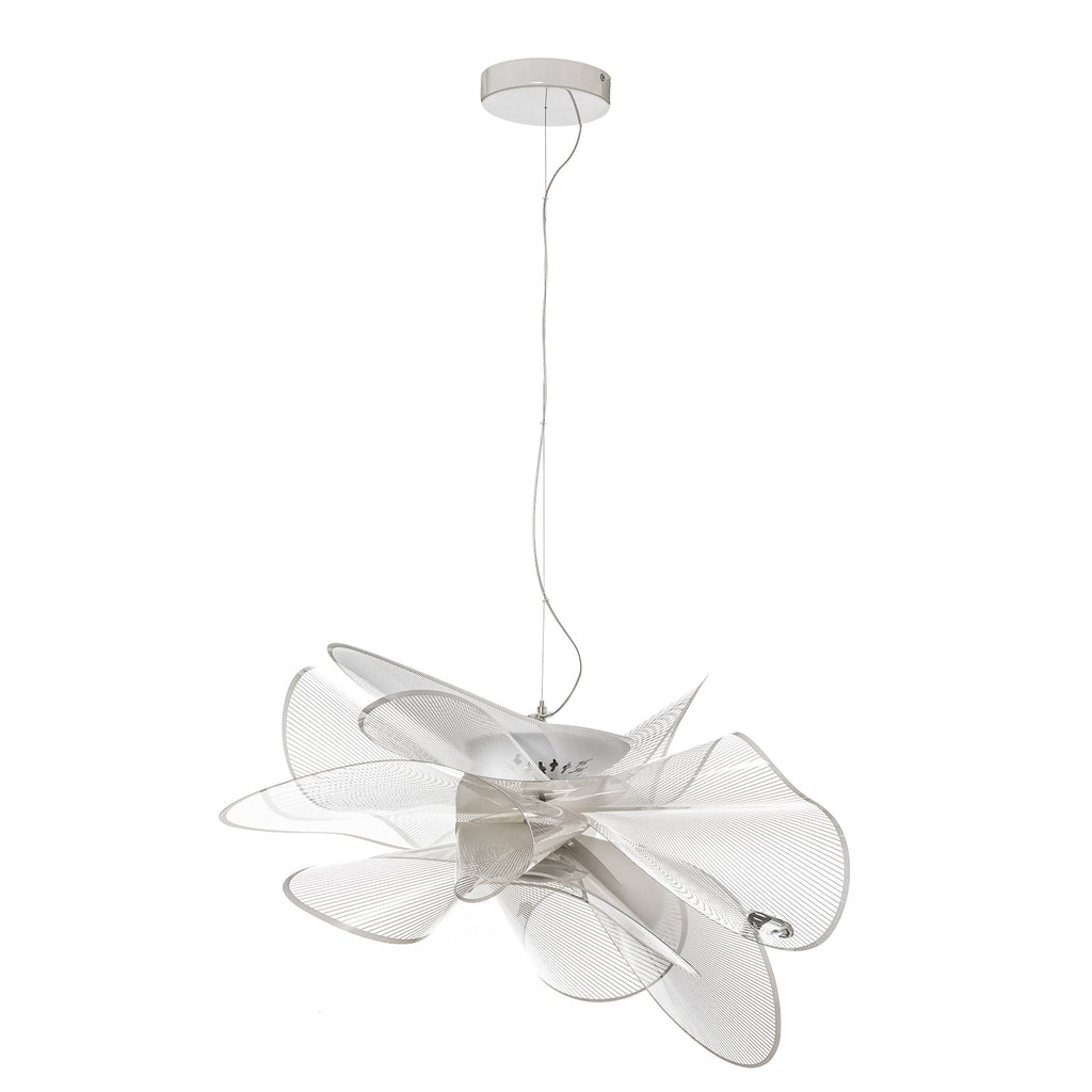 Pendellampe La Belle Étoile hvit Ø73 cm LED nærbilde materiale