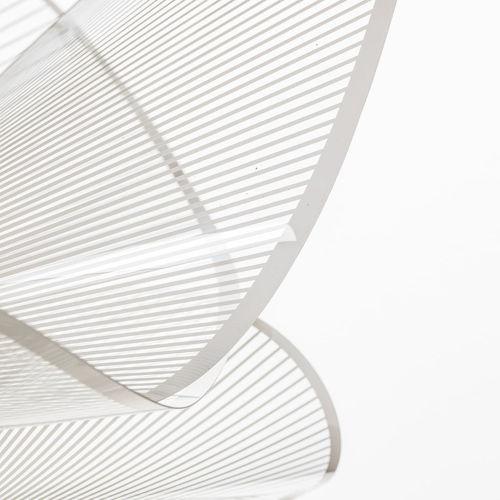 Pendellampe La Belle Étoile hvit Ø73 cm LED montert i rom