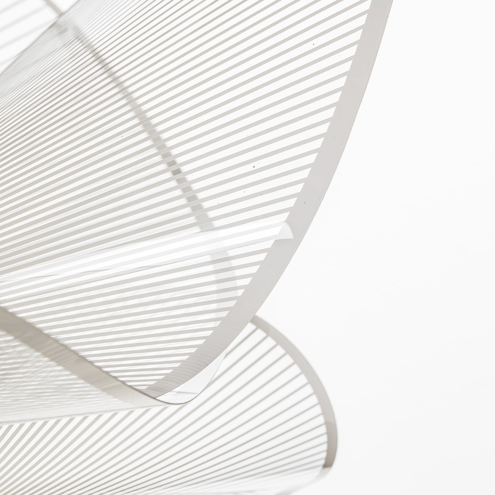 Pendellampe La Belle Étoile hvit Ø73 cm LED montert i rom