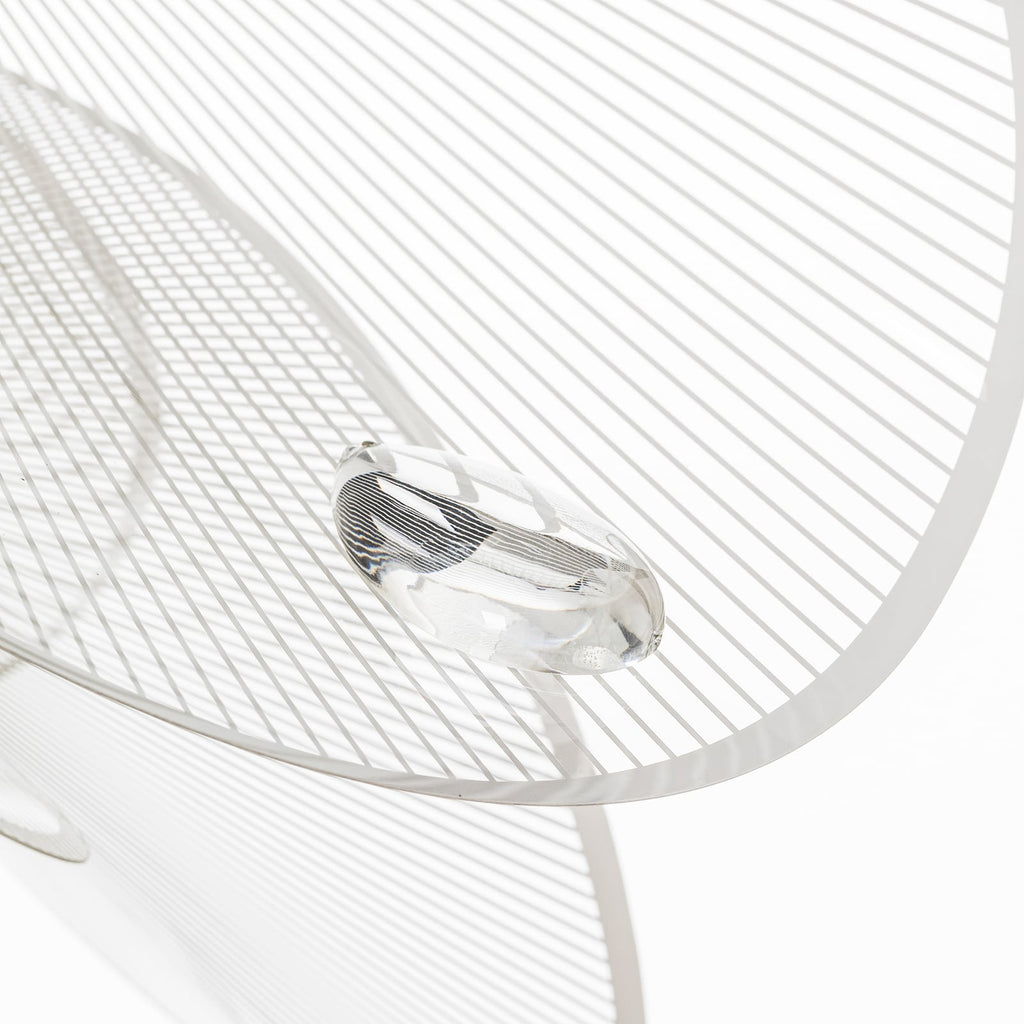 Pendellampe La Belle Étoile hvit Ø73 cm LED fra siden