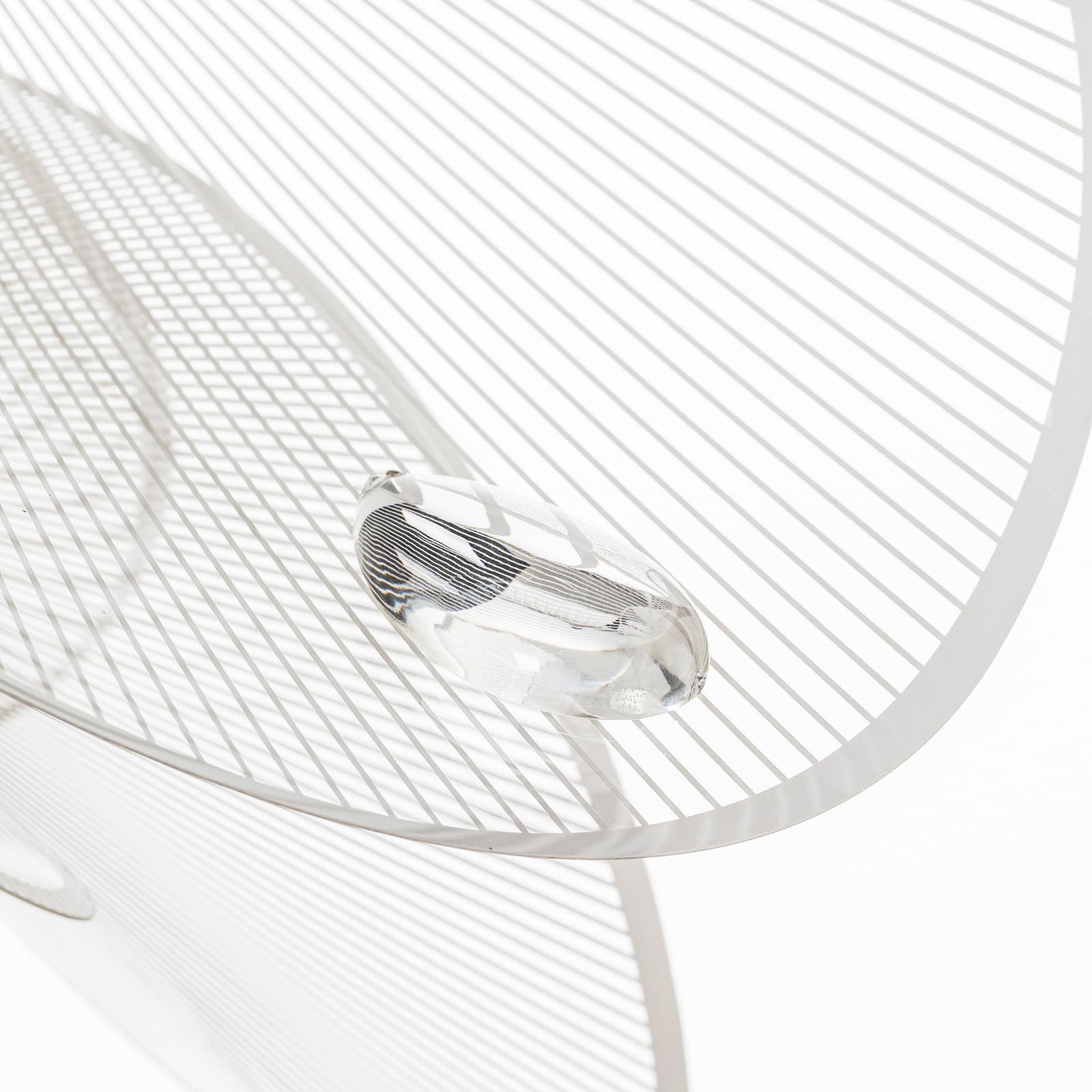 Pendellampe La Belle Étoile hvit Ø73 cm LED fra siden