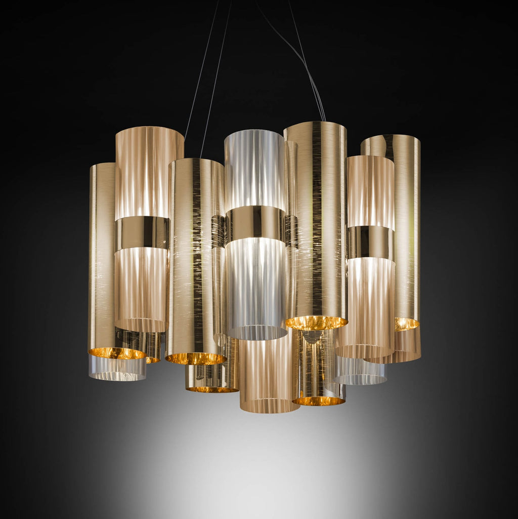 Pendellampe La Lollo M LED dimbar gull front