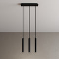 Pendellampe LED 3-lys svart aluminium 12W varmhvit - Arcchio forfra