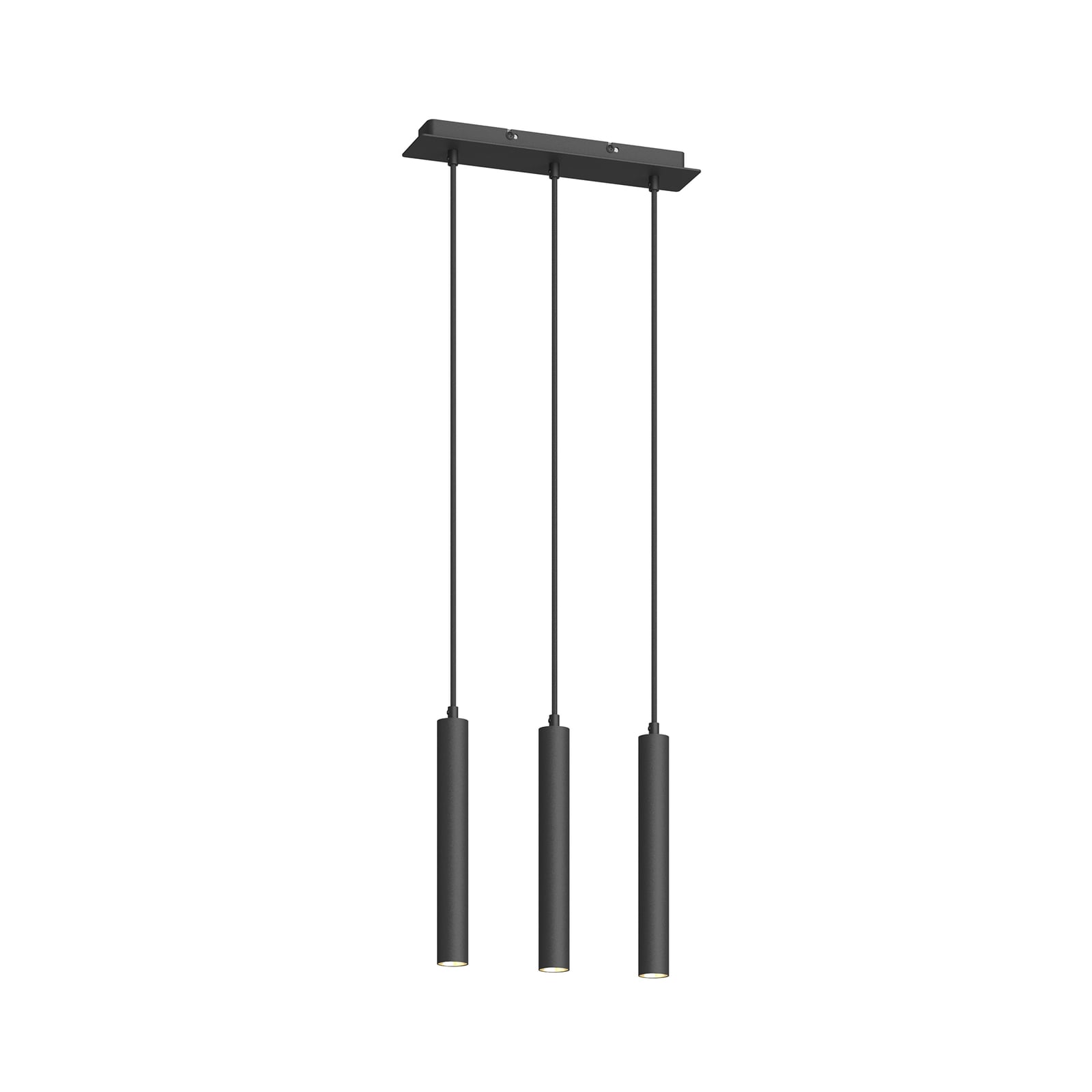 Pendellampe LED 3-lys svart aluminium 12W varmhvit - Arcchio lys på