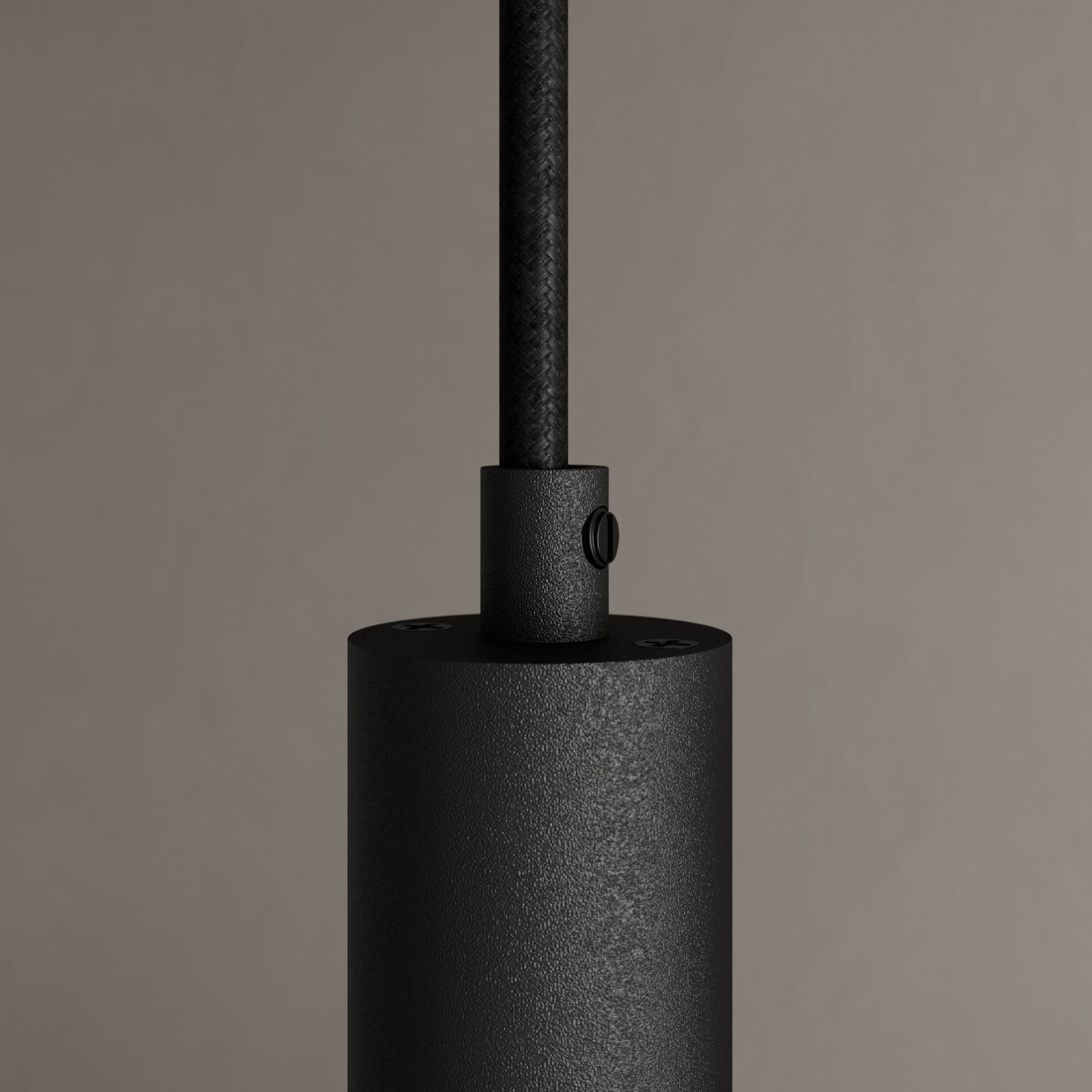 Pendellampe LED 3-lys svart aluminium 12W varmhvit - Arcchio side