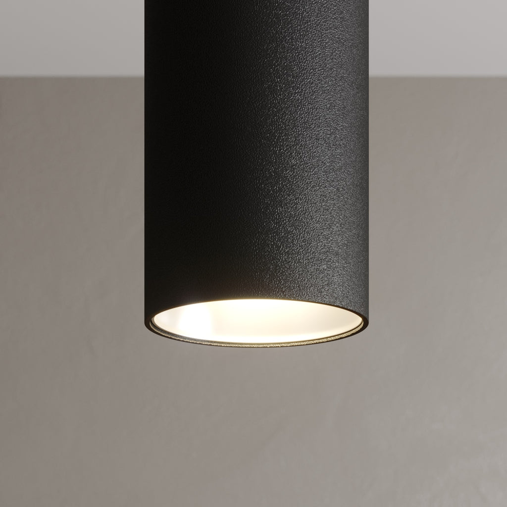 Pendellampe LED 3-lys svart aluminium 12W varmhvit - Arcchio design