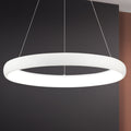 Pendellampe LED dimbar ringformet hvit Ø61 cm 50W - ORION forfra