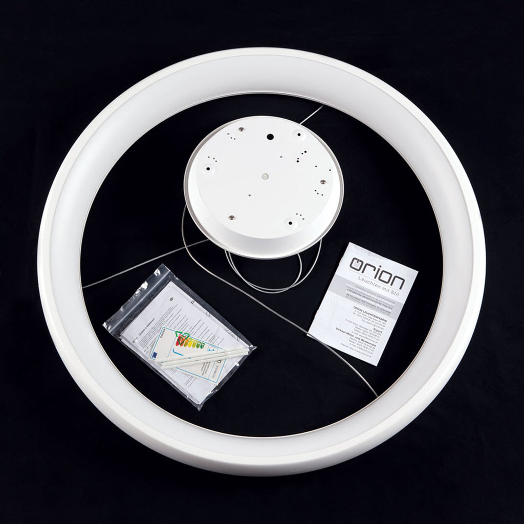 Pendellampe LED dimbar ringformet hvit Ø61 cm 50W - ORION lysdetaljer