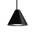 Pendellampe LED Keglen dimbar svart Ø17,5 cm forfra