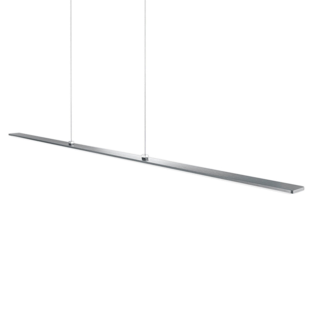 Pendellampe Lexx LED høydejusterbar matt nikkel 109 cm detalj