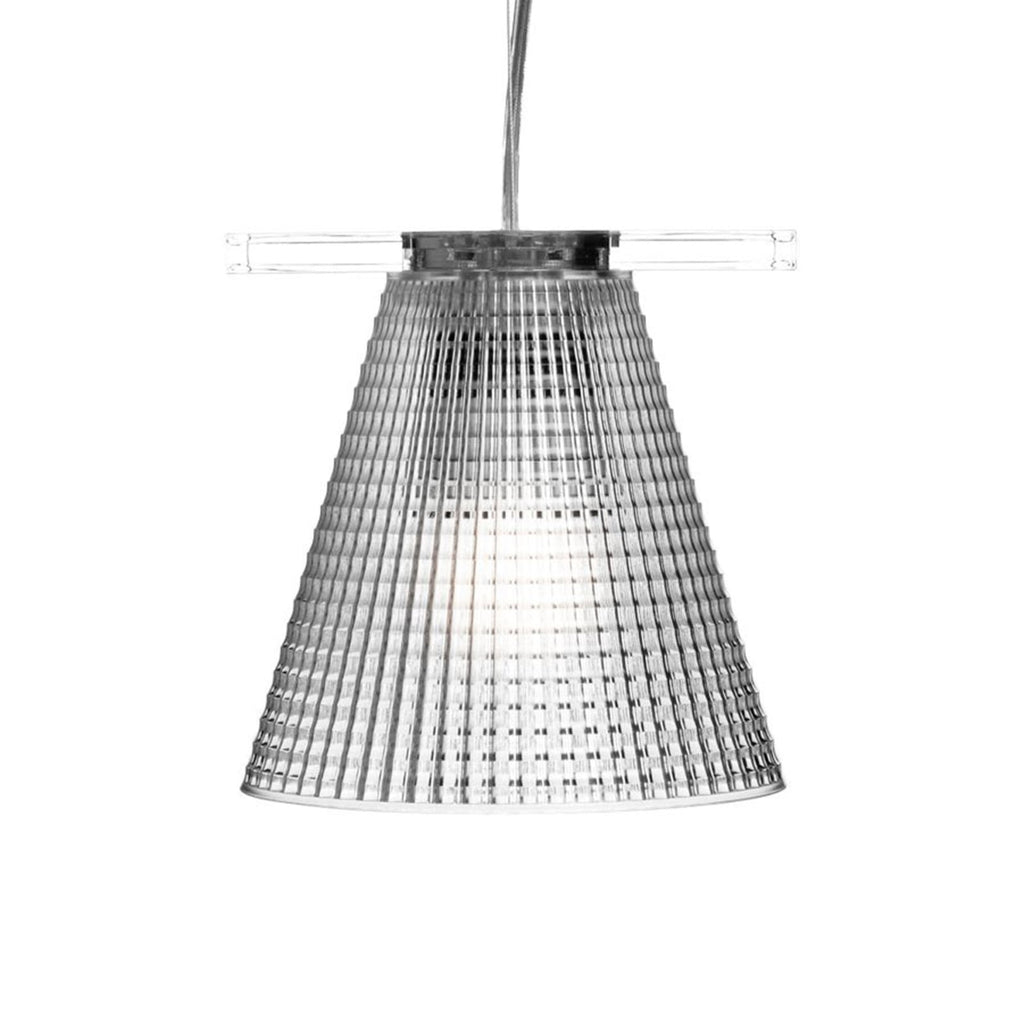 Pendellampe Light-Air transparent polymer E14 Ø14 cm bakside