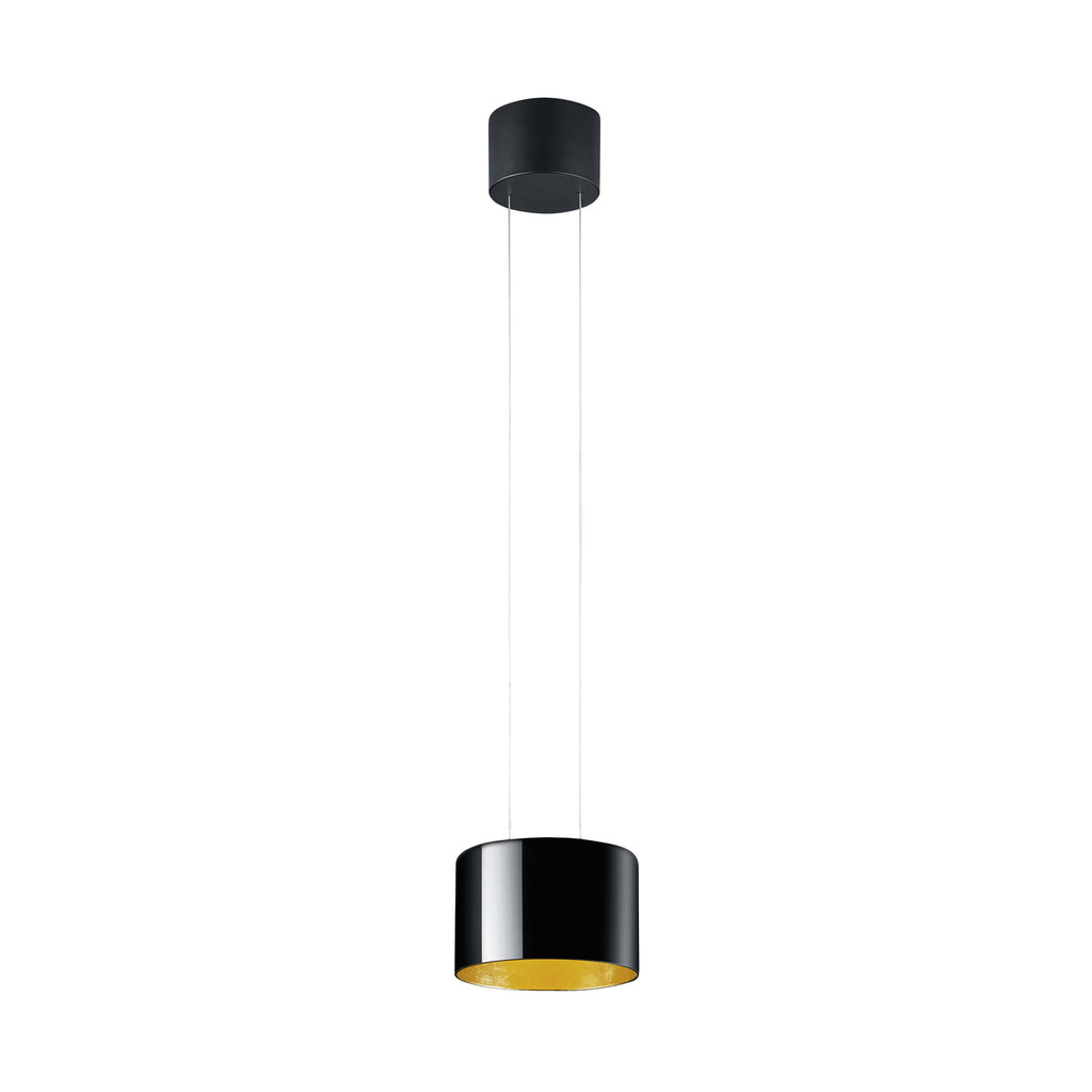 Pendellampe Luce elevata Grand LED dimbar Ø20 cm detalj av bladgulloptikk