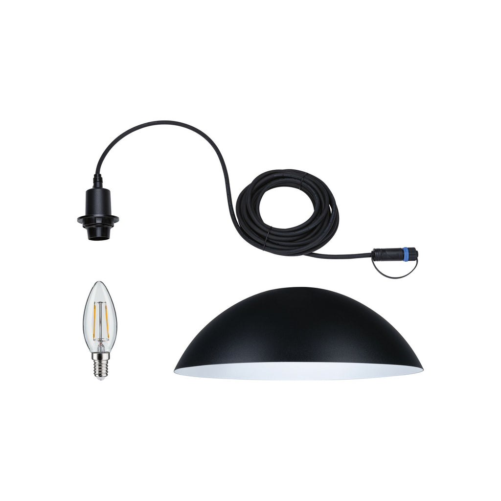 Pendellampe Mapalo ute aluminium montert