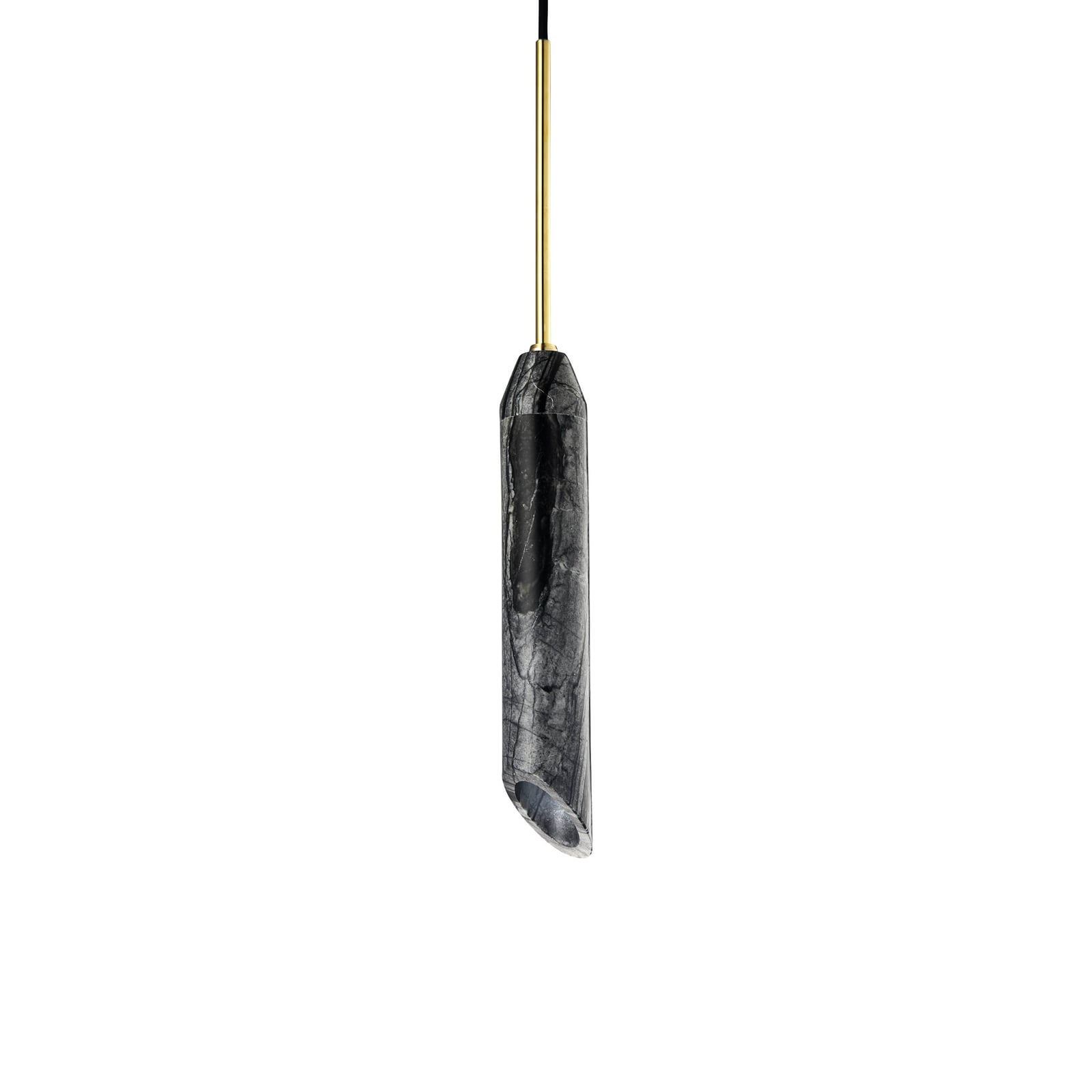 Pendellampe Marble Art marmor grå foran