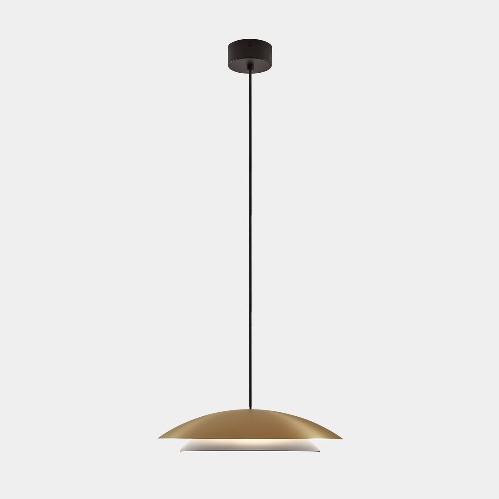 Pendellampe Noway Big dimbar CCT matt gull bakside