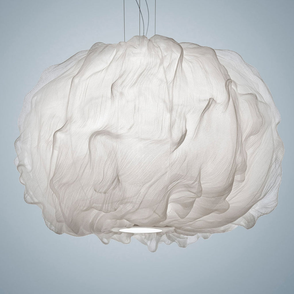 Pendellampe Nuée LED skyformet 75 cm hvit bakside