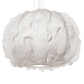 Pendellampe Nuée LED skyformet 75 cm hvit forfra