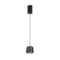 Pendellampe Ove LED dimbar svart aluminium forfra
