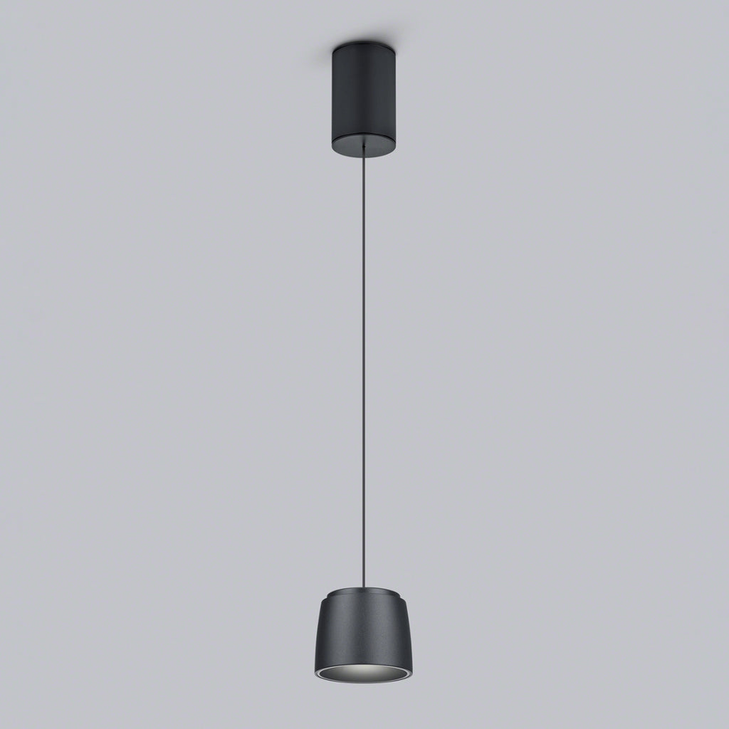 Detalj av Pendellampe Ove LED dimbar svart aluminium
