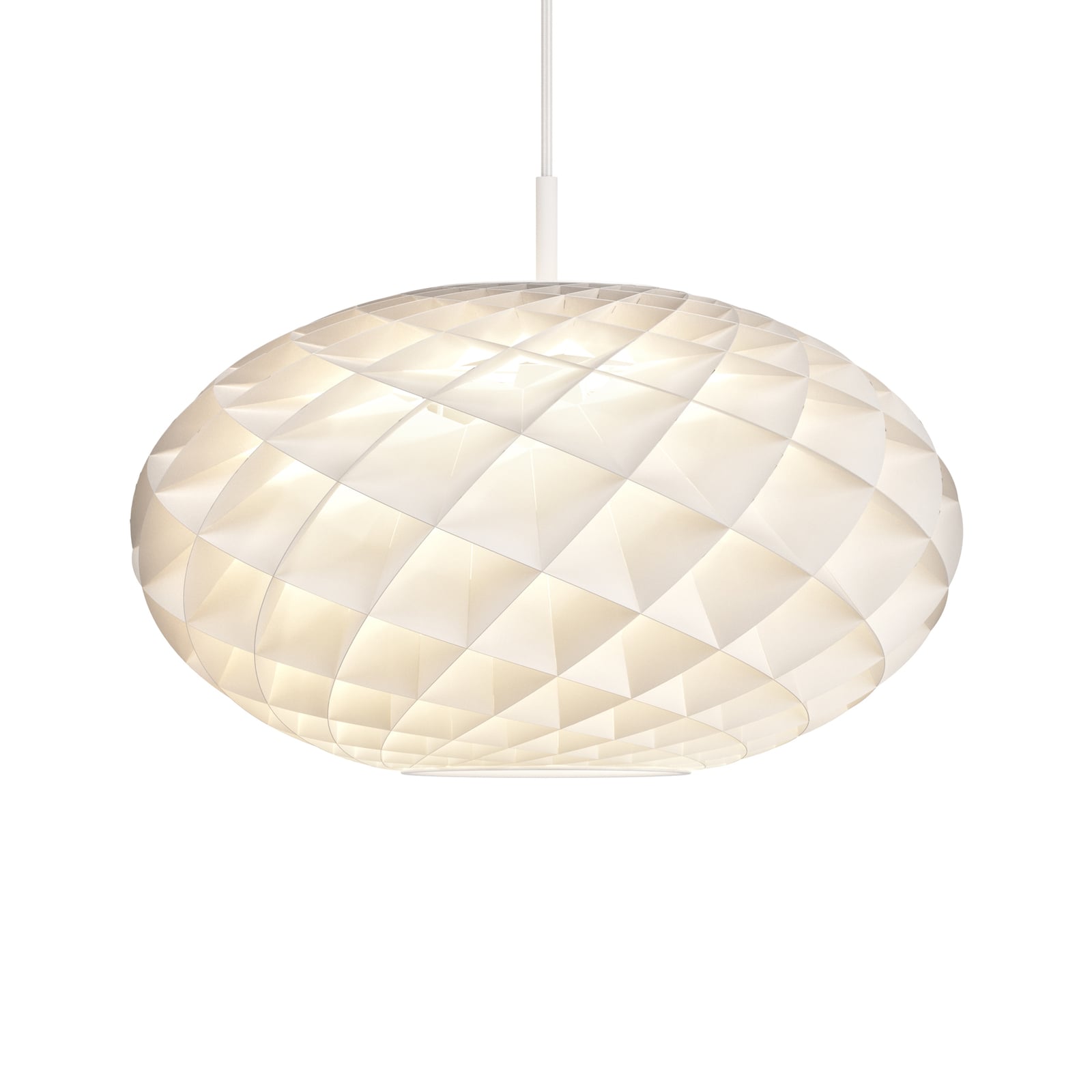 Pendellampe Patera Oval LED dimbar hvit bakside