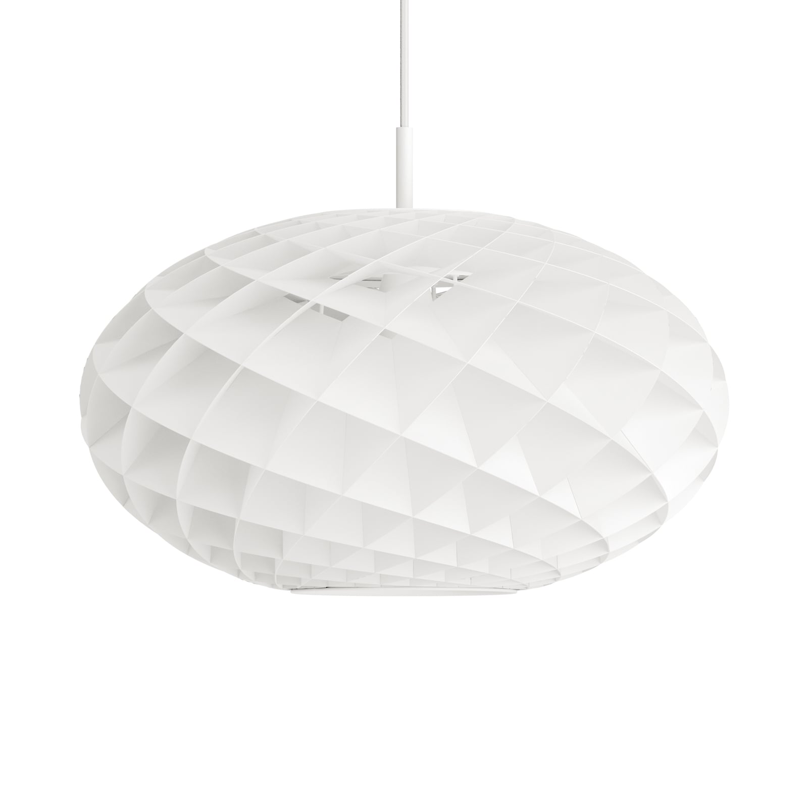 Pendellampe Patera Oval LED dimbar hvit detaljbilde av skjerm