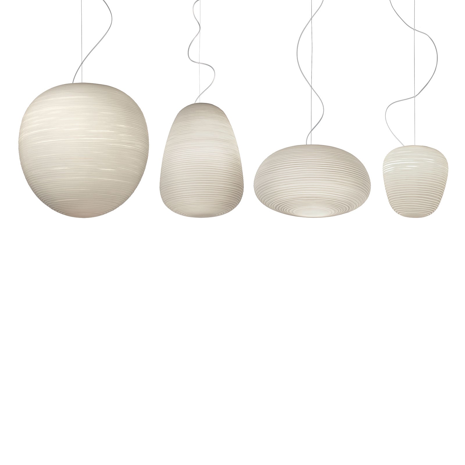Pendellampe Rituals XL mundblåst glass dimbar E27 Ø40 cm nærbilde