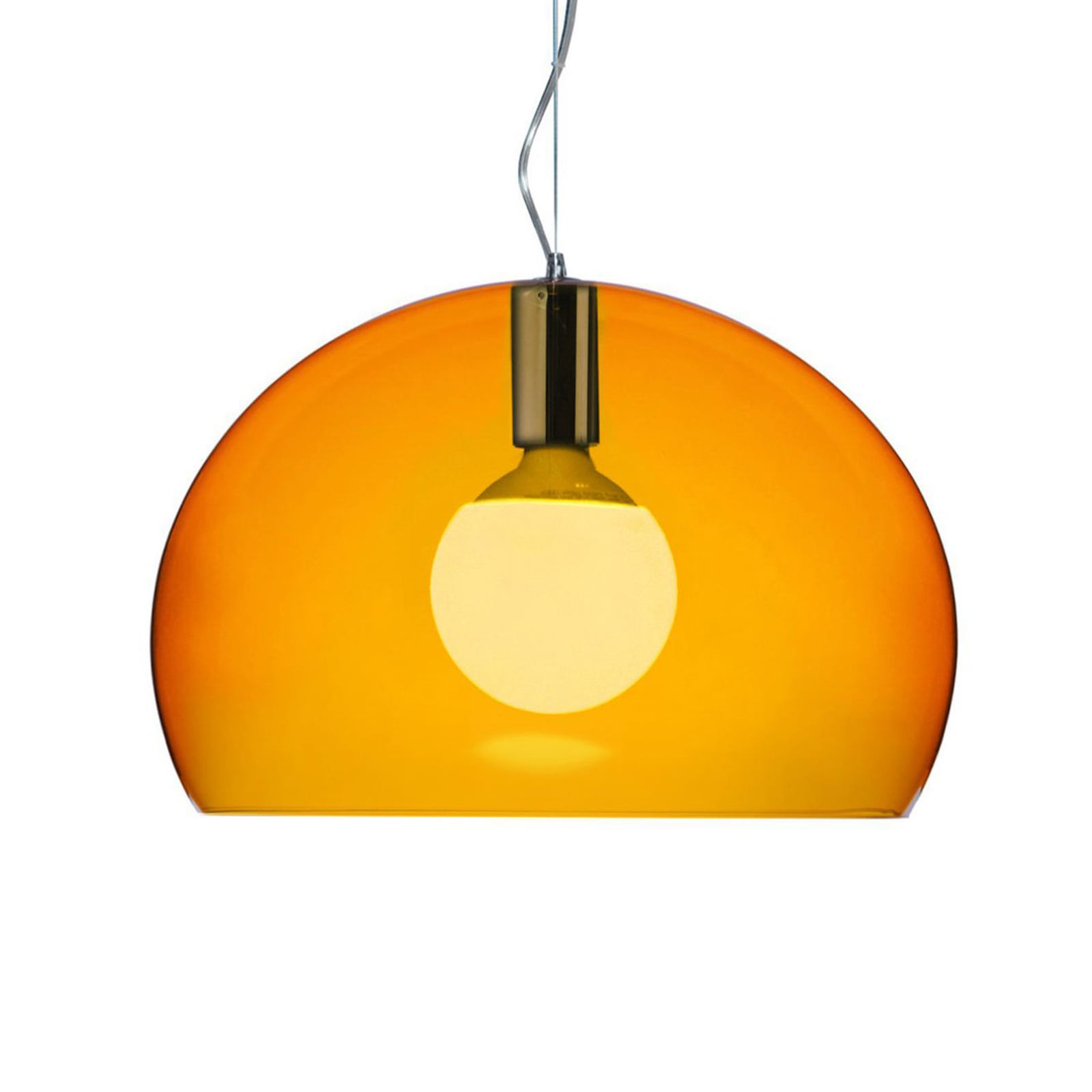 Pendellampe Small FL/Y LED akryl oransje forfra