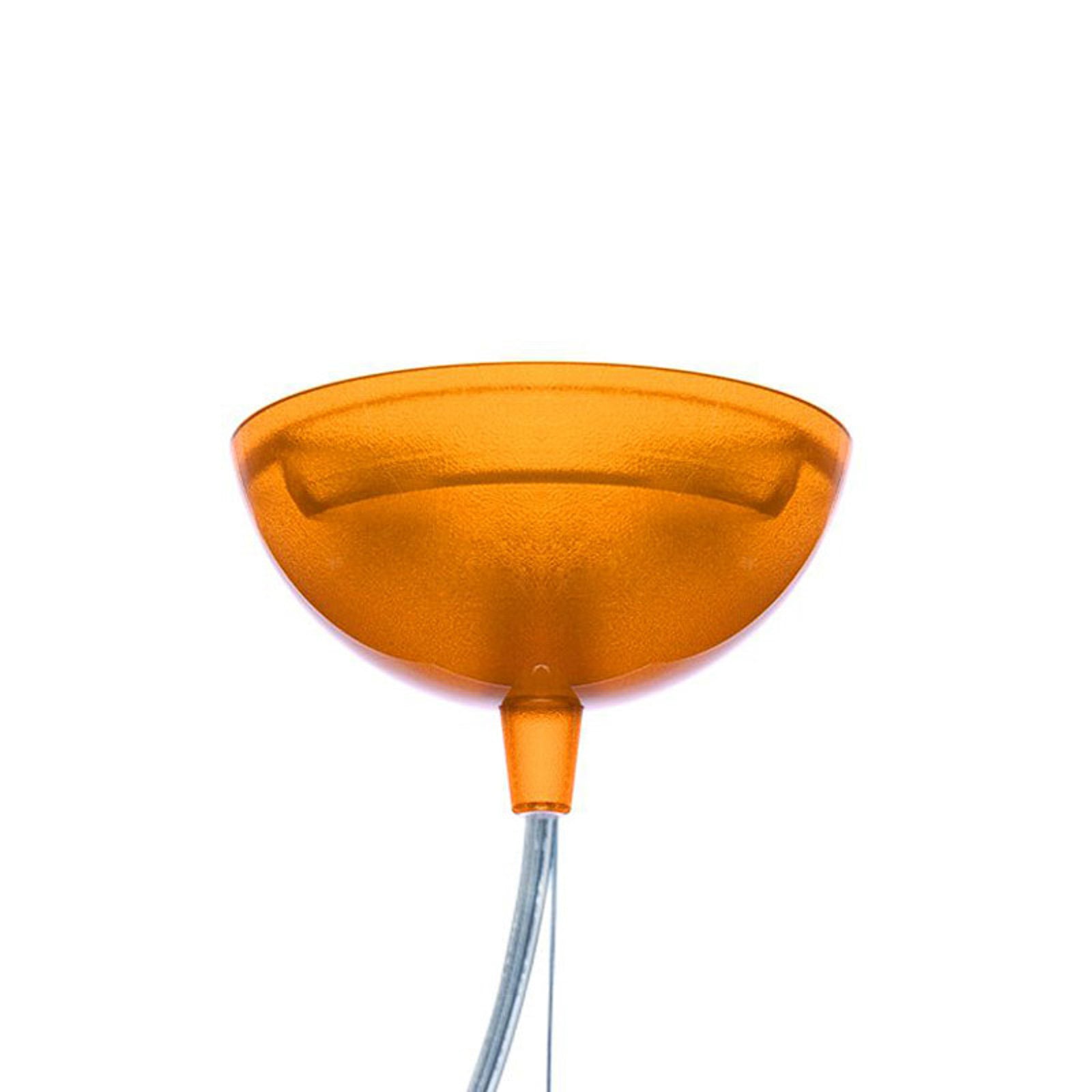 Pendellampe Small FL/Y LED akryl oransje montert i rom