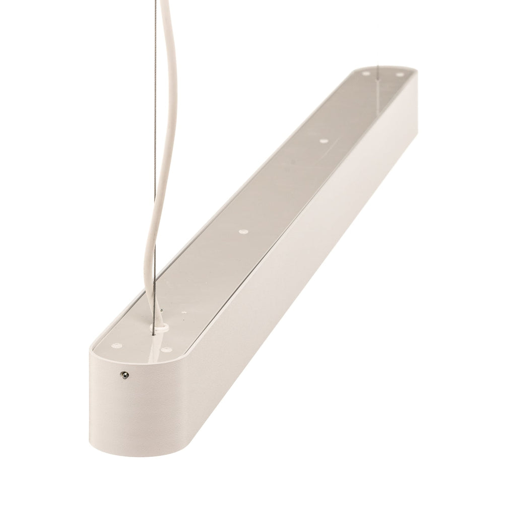 Nærbilde av LED-lyskilde i Pendellampe Soft hvit aluminium