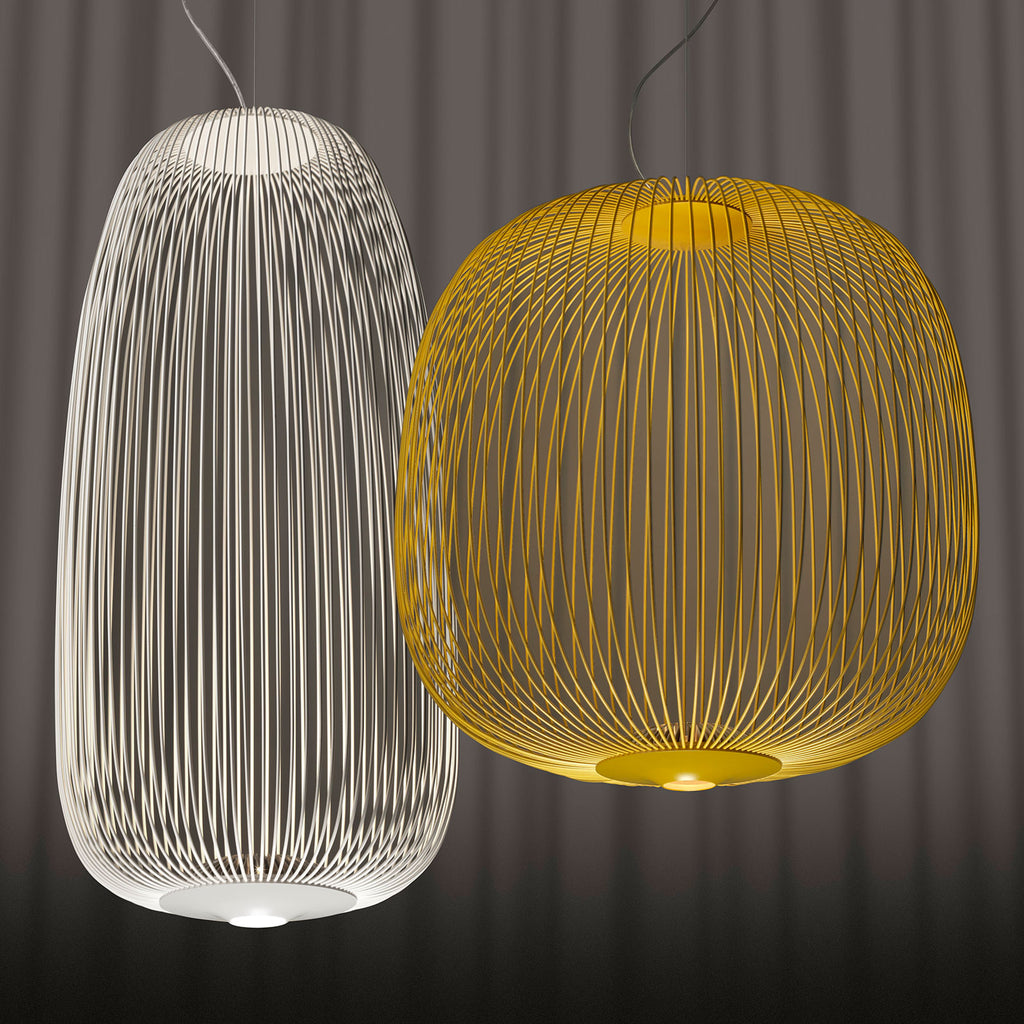 Pendellampe Spokes 1 LED dimbar hvit Ø32,5 cm 30W - Foscarini