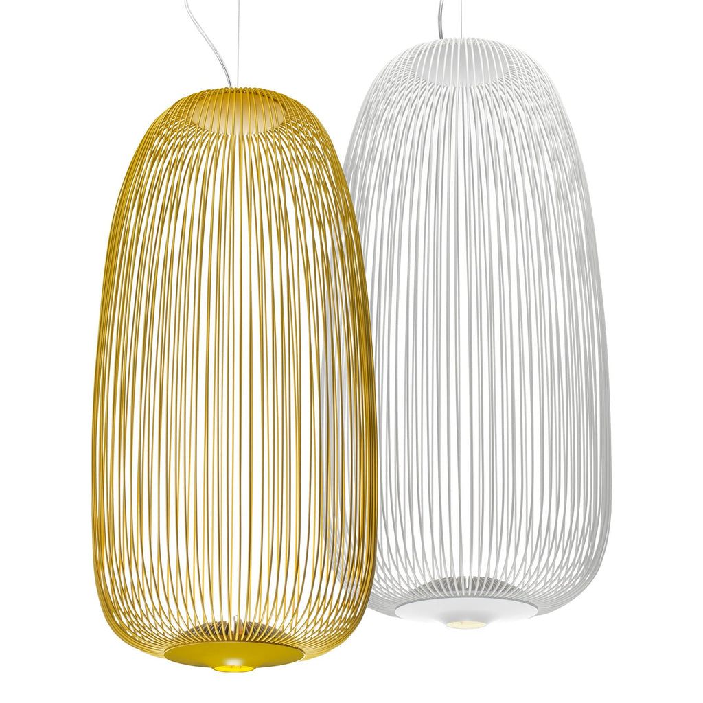 Pendellampe Spokes 1 LED dimbar hvit Ø32,5 cm 30W - Foscarini