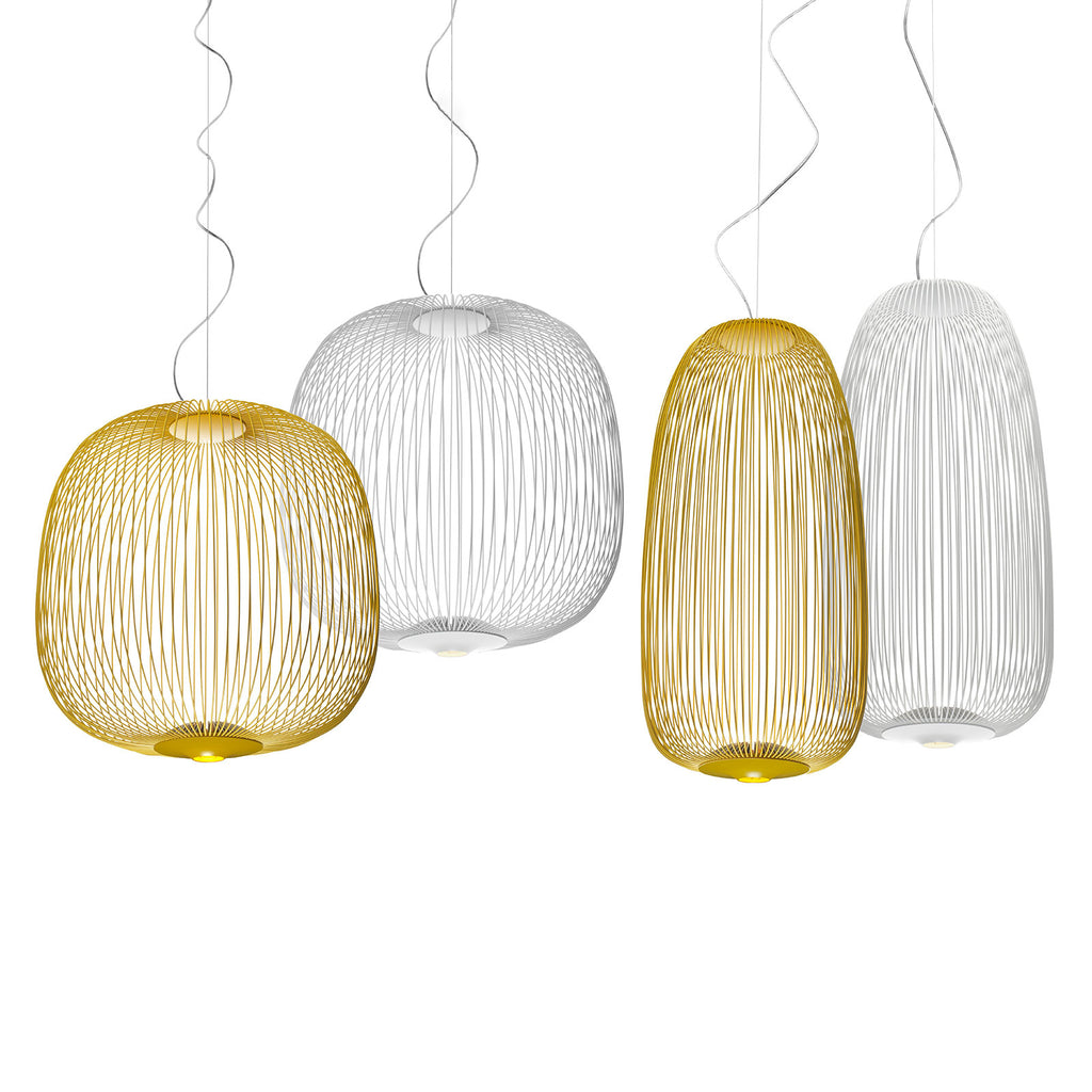 Pendellampe Spokes 1 LED dimbar hvit Ø32,5 cm 30W - Foscarini