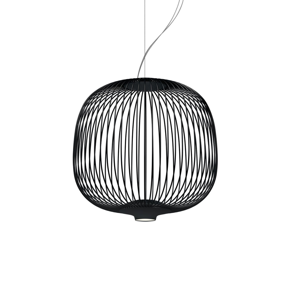 Pendellampe Spokes 2 piccola dimbar svart forfra