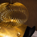 Pendellampe Spring Medium rustfritt stål Ø79 cm dimbar forfra