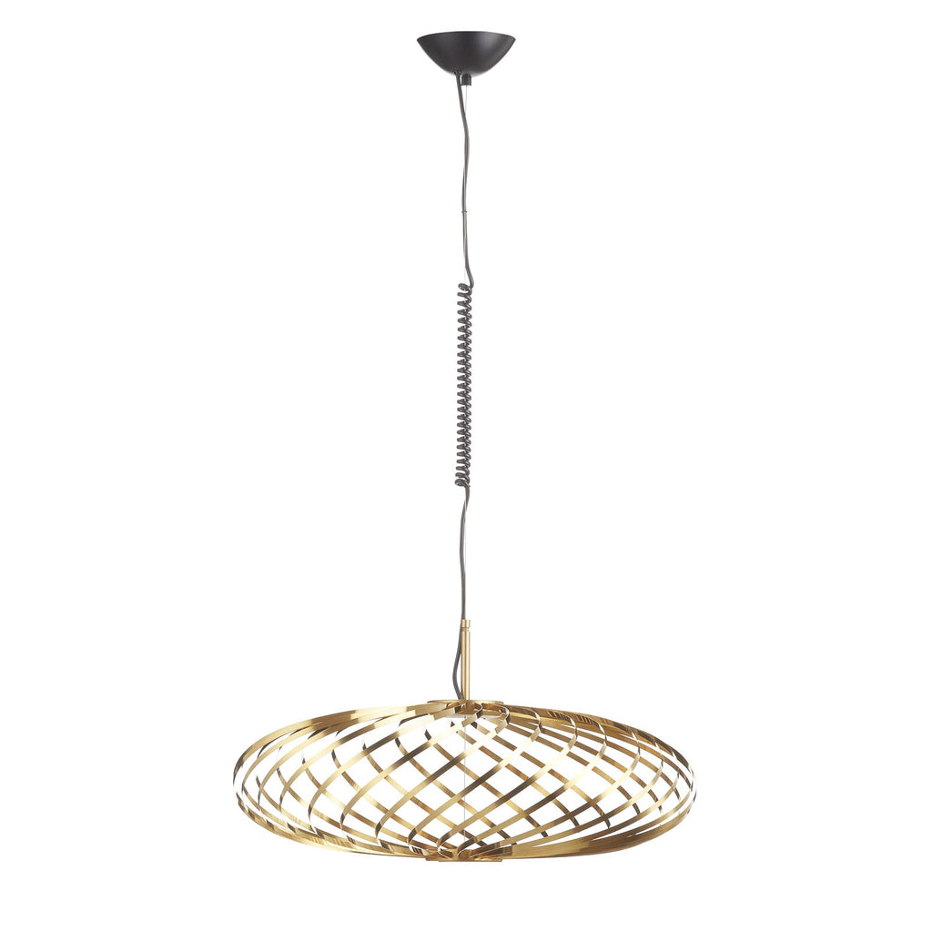 Pendellampe Spring Small dimbar messing Ø56 cm bakside
