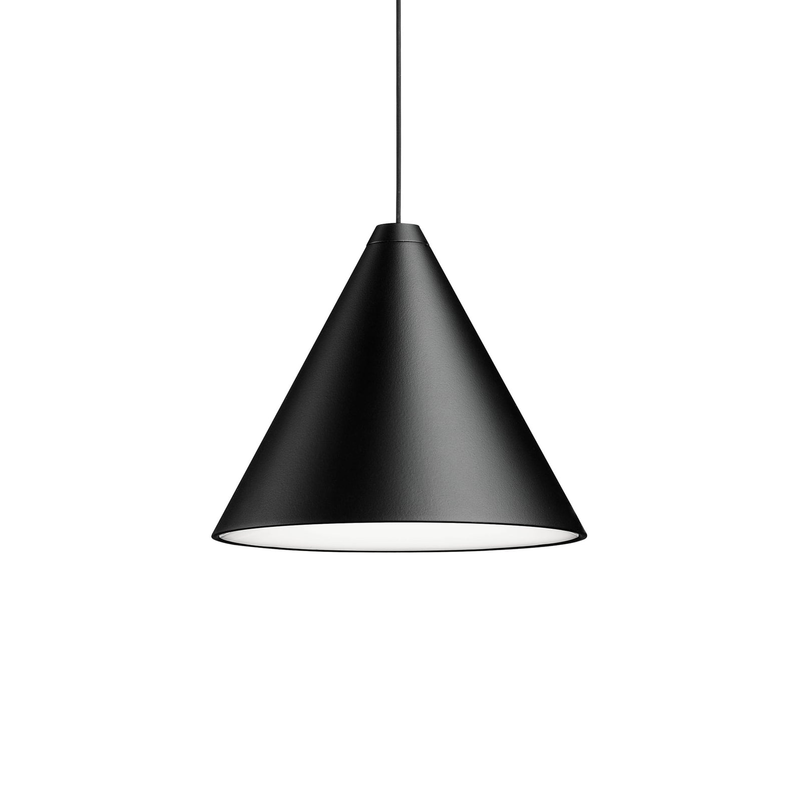Pendellampe String Light dimbar 12m kabel kjegle Ø19 cm kabelsystem