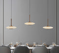 Pendellampe Vitrum 3-lys brun/opal glass dimbar forfra