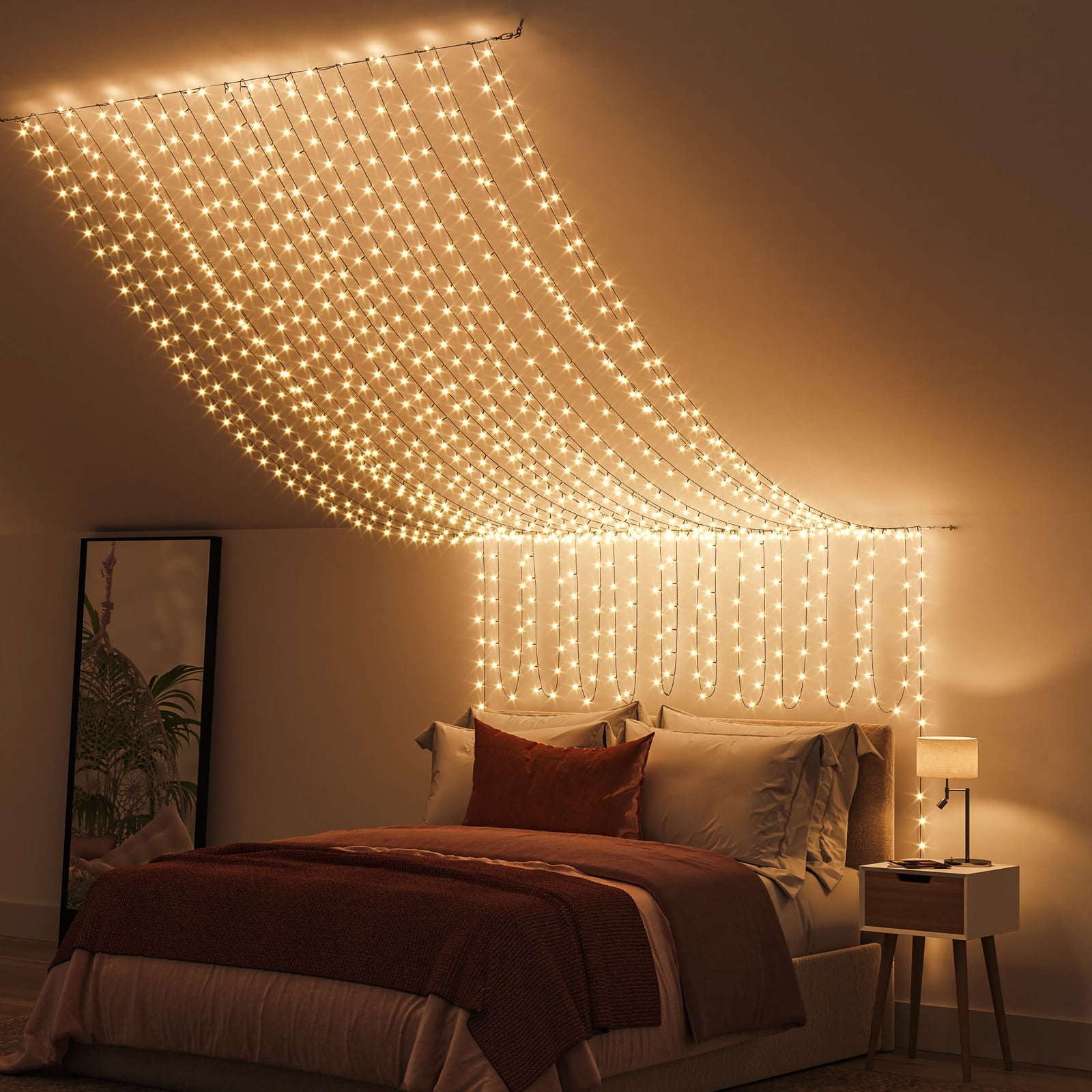 Philips Hue Festavia LED-lyslenke montert utendørs