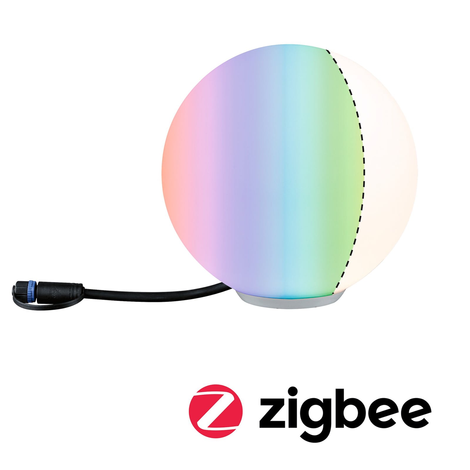 Plug & Shine dekolampe Globe RGBW ZigBee forfra