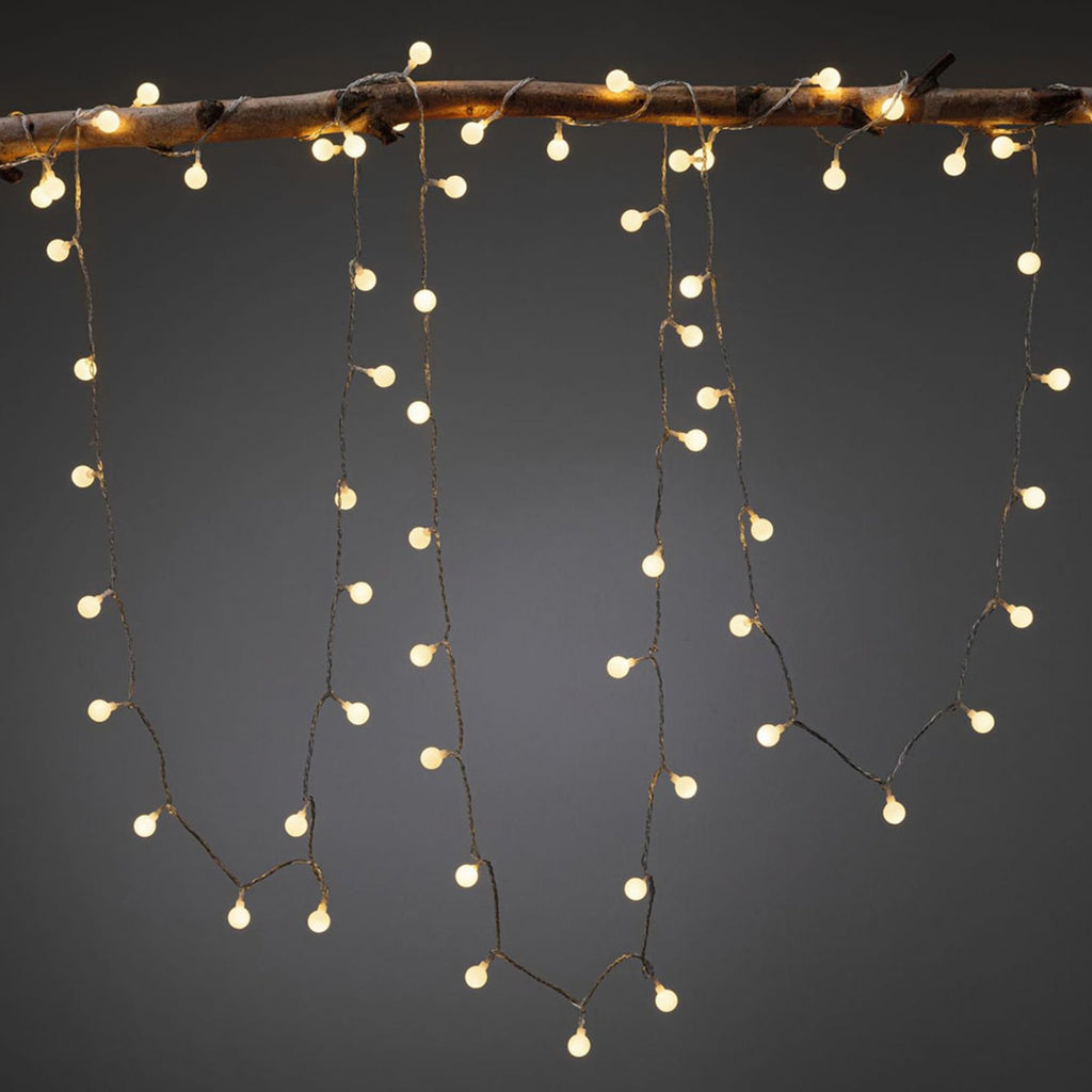 Detalj av Plug & Shine LED lyslenke mini 7,5 m varmhvit IP44 Paulmann