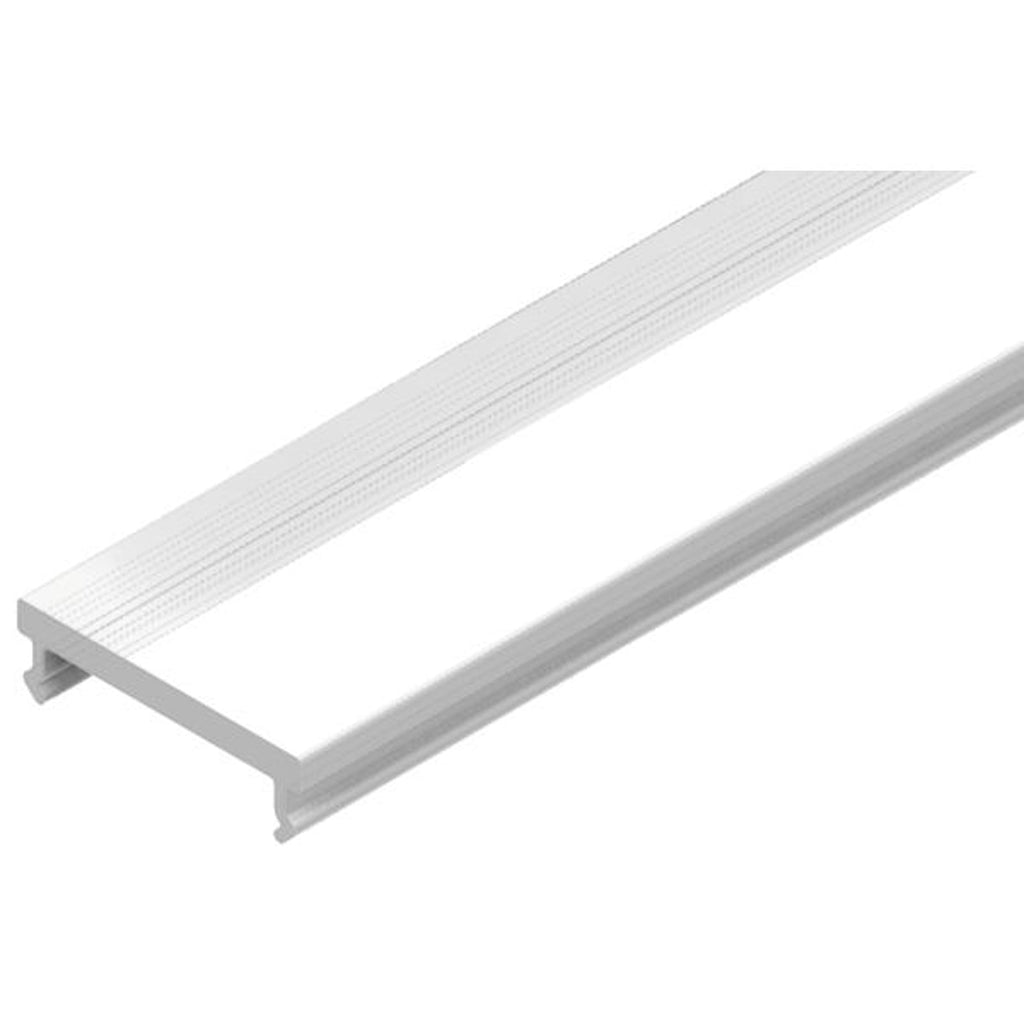 Profilavdekning transparent klikkfeste 300 cm front