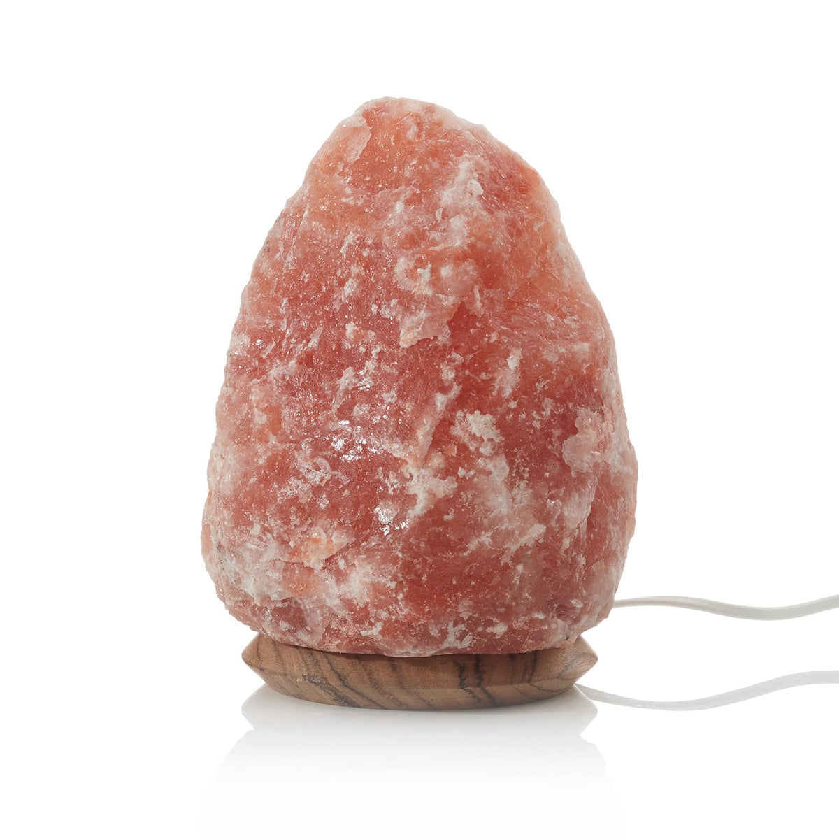 Saltkrystall-bordlampe Rock 4-6 kg detalj av saltkristall