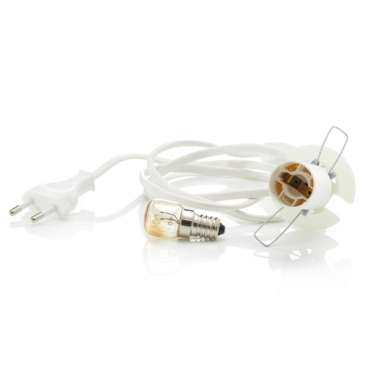 Saltkrystall-bordlampe Rock 4-6 kg sideprofil