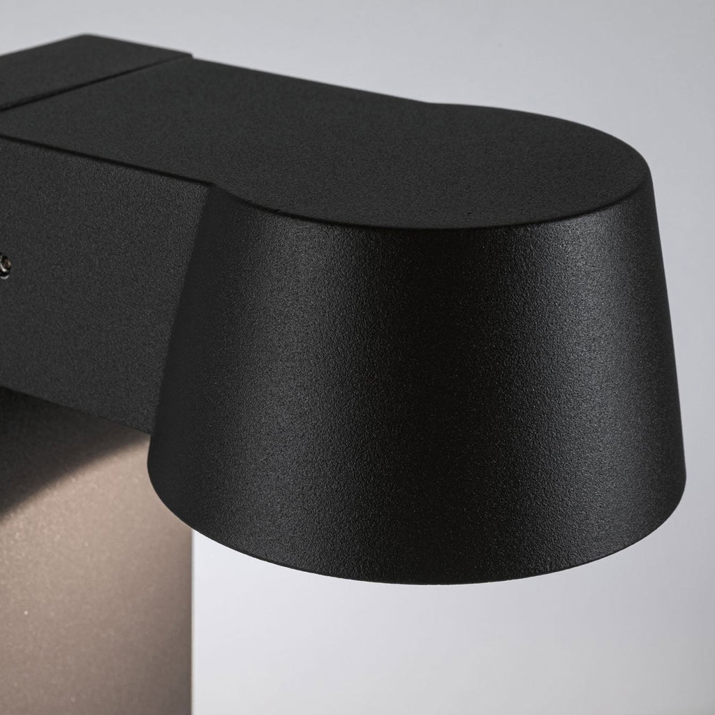 LED stolpelampe Capea antrasitt aluminium sett fra siden