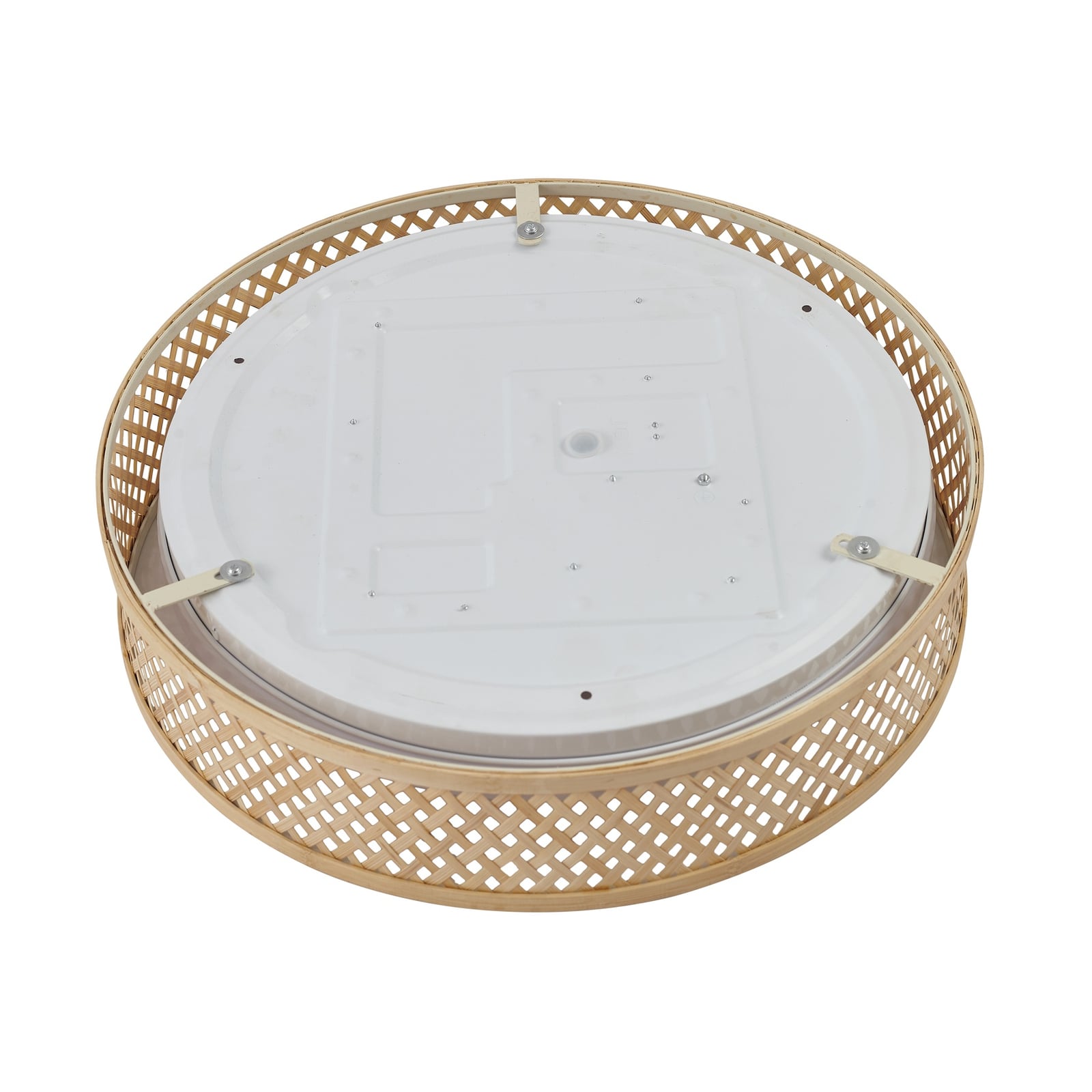 LED taklampe Eilif bambus CCT sideprofil