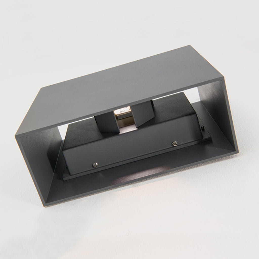 LED utevegglampe Akzent justerbar vinkel antrasitt IP65 sideprofil
