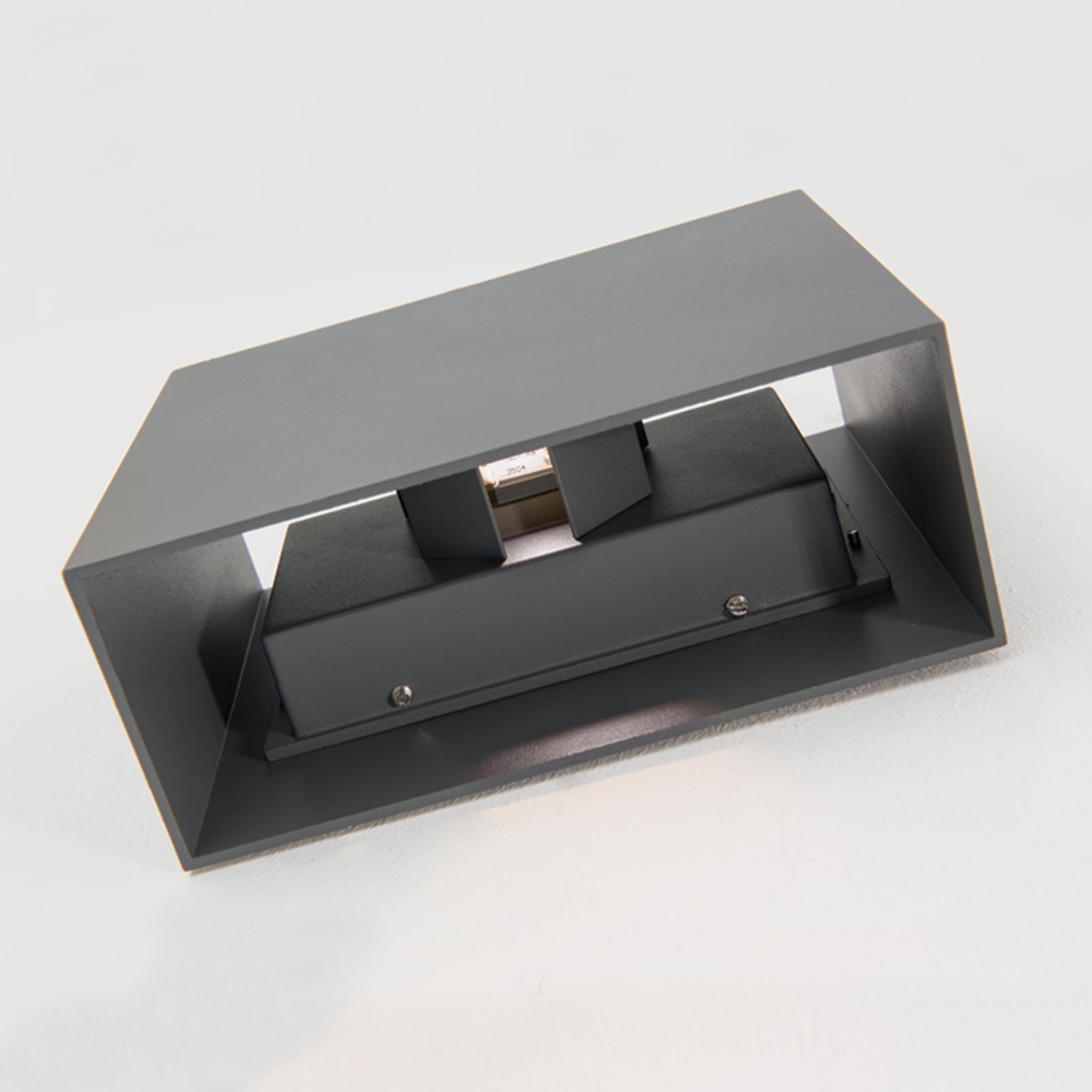 LED utevegglampe Akzent justerbar vinkel antrasitt IP65 sideprofil