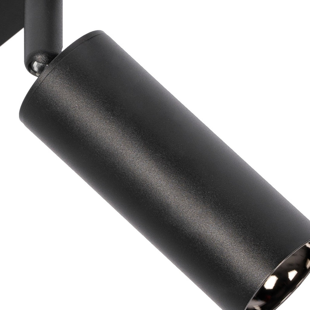 Sidevisning av Skinnesystem 48V Lumaro med LED-spotter