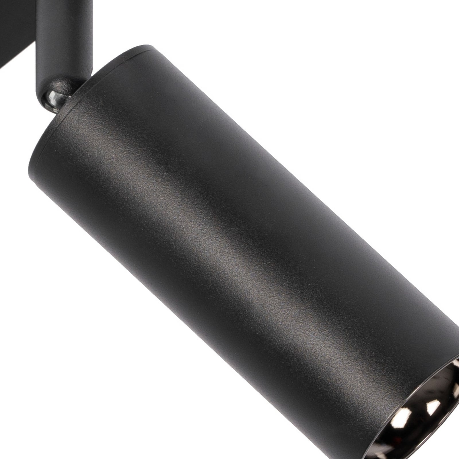 Sidevisning av Skinnesystem 48V Lumaro med LED-spotter