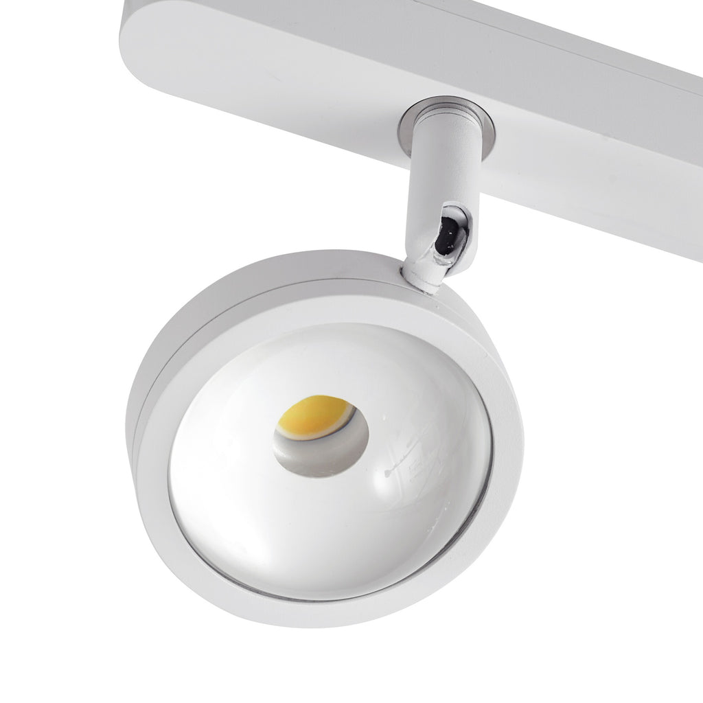 LED-spot med dimmefunksjon i Skinnesystem 48V Lumaro 3 spots hvit CCT fjernkontroll - Lindby